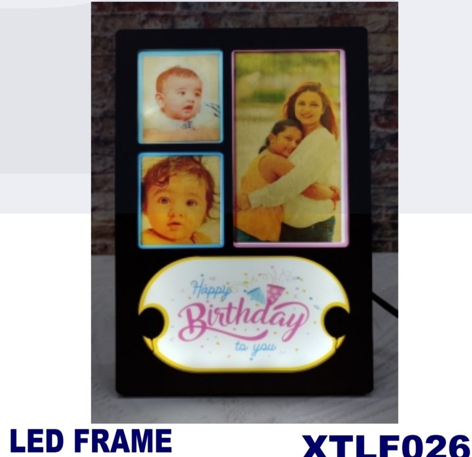 LED Frame - Happy Birthday (Personalised Gifts)